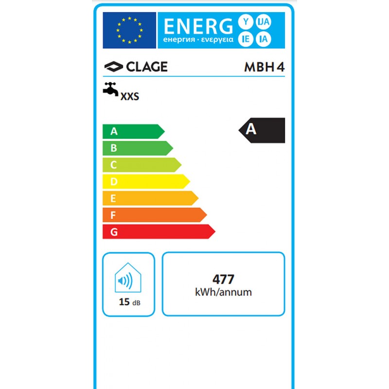 Clage E-mini doorstroomboiler MBH 3 - 3,5kW/230V 1x16A 1500-16003 - 2l/m - 40°C - 4010436160038 - CLAGE Clage E-mini doorstroomboiler MBH 3 - 3,5kW/230V 1x16A 1500-16003 - 2l/m - 40°C - 4010436160038 - CLAGE