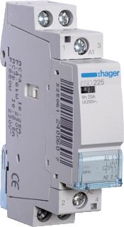 Magneetschakelaar/relais 25A 24VAC 2x MAAK 1MOD ERD225 - 3250612400584 - Hager Magneetschakelaar/relais 25A 24VAC 2x MAAK 1MOD ERD225 - 3250612400584 - Hager