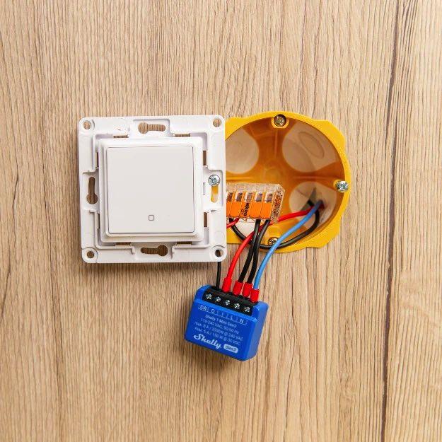 Shelly Plus 1 Mini Gen3, WLAN + Bluetooth Schaltaktor - 3800235261576 - Shelly Shelly Plus 1 Mini Gen3, WLAN + Bluetooth Schaltaktor - 3800235261576 - Shelly