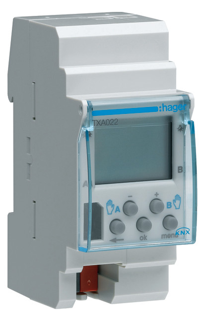 Hager Digitale tebis KNX schakelklok 2 kanaals - TXA022 - 3250616040991 - Hager Hager Digitale tebis KNX schakelklok 2 kanaals - TXA022 - 3250616040991 - Hager