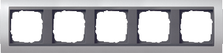 Gira Event aluminium/antraciet - afdekraam 021506 - 021506 - GIRA Gira Event aluminium/antraciet - afdekraam 021506 - 021506 - GIRA