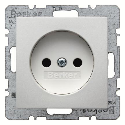 Hager Berker S1 polarwit glanzend - wandcontactdoos 6167038989 - B 6167038989 - Berker Hager Berker S1 polarwit glanzend - wandcontactdoos 6167038989 - B 6167038989 - Berker