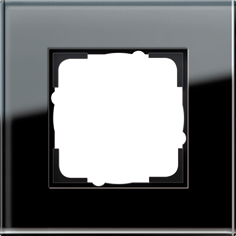 Gira Esprit glas zwart/aluminium - afdekraam 021105 - 021105 - GIRA Gira Esprit glas zwart/aluminium - afdekraam 021105 - 021105 - GIRA