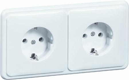Peha wandcontactdoos 80.6512/3 W - 00495911 - 4010105495911 -  Peha wandcontactdoos 80.6512/3 W - 00495911 - 4010105495911 -