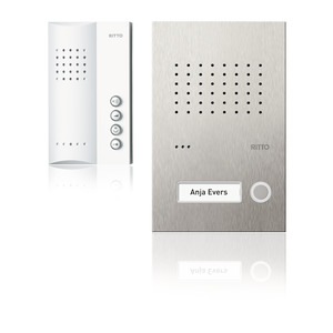 Ritto by Schneider RGE1818325 Complete set voor Deurintercom Kabelgebonden 1 gezinswoning RVS - RGE1818325 - Ritto Ritto by Schneider RGE1818325 Complete set voor Deurintercom Kabelgebonden 1 gezinswoning RVS - RGE1818325 - Ritto