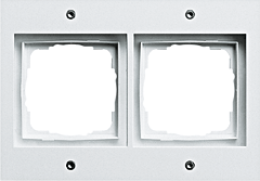 GIRA Tx44 afdekraam 2-voudig (sw ib) zuiver wit - 021266 - 021266 - GIRA GIRA Tx44 afdekraam 2-voudig (sw ib) zuiver wit - 021266 - 021266 - GIRA