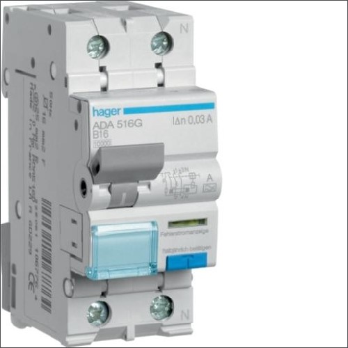 Hager Haco - Aardlekautomaat ADA516G - 3250611068365 -  Hager Haco - Aardlekautomaat ADA516G - 3250611068365 -