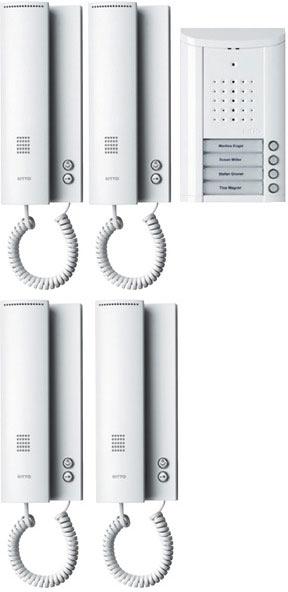 Ritto Entravox Audio Set, 4 Wooneenheden, wit, opbouw (1841470) - 4026529025320 - Ritto Ritto Entravox Audio Set, 4 Wooneenheden, wit, opbouw (1841470) - 4026529025320 - Ritto