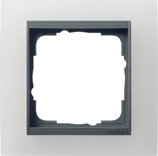 GIRA Event Opaque wit / antraciet afdekraam 1-voudig- 021124 - 4010337211242 - GIRA GIRA Event Opaque wit / antraciet afdekraam 1-voudig- 021124 - 4010337211242 - GIRA