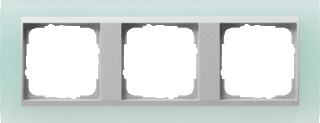 Gira Event Opaque mint / aluminium afdekraam 3-voudig - 021351 - 4010337213512 - GIRA Gira Event Opaque mint / aluminium afdekraam 3-voudig - 021351 - 4010337213512 - GIRA
