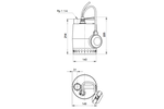 Grundfos Unilift KP 250-A1 Vuilwaterdompelpomp kabellengte 5 meter - 480watt | 012H1600 - opvoerhoogte 7,5 meter - 11.2 M3/H - 5700391116575 - grundfos