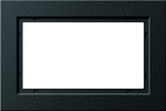 Afdekraam 100109 Zwart mat - 4010337072775 - GIRA