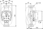 Grundfos Alpha 2 - 25-80-130 - 2,14 m3/h - 1X230V 50HZ 6H - 99411163 - 5713828674869 - grundfos