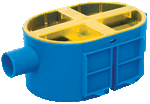 Gira Standaard 55 Wandcontactdoos wit mat - alleen voor ovale inbouwdoos 078204 - 4010337782049 - GIRA