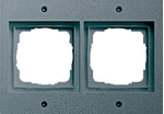 GIRA Tx44 afdekraam 2-voudig (sw ib) antraciet - 021267 - 4010337212676 - GIRA