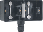 Niko New Hydro - Onderbak 761-84851 MAT Zwart - 5413736348868 - Niko