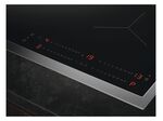 AEG TO64IC0CXB RVS rand Zelfvoorzienende inductiekookplaat, keramisch glas, 60 cm, Hob²Hood, roestvrijstalen rand, zwart (949493008) - 7200watt - 7333394066844 - 
