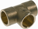 Vsh Messing t-stuk 15mm sold. 6924021 - 0430034 - 8711985040968 - VSH