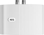 AEG Kleine doorstroomverwarmer 3,5kW - Tankloze boiler 3.5kW AEG MTH 350 - H143 mm X B190 mm X D82 mm - DRUKLOOS! - optie speciale kraan nodig. - 4041056015699 - AEG