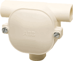 ABB Haf Doos opb. 39.5x39.5x24mm Crème - 4206-D - 8712507471963 - ABB Haf