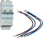 Hager fornuisgroep 2x automaat - VKS03SF - 3250616543157 - Hager