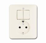 ABB Busch-Jaeger wandcontactdoos - 1611-0-0011 - 1611-0-0011 - Busch-Jaeger