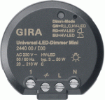 Gira 244000 Universele leddimmer Mini - 4010337031390 - GIRA