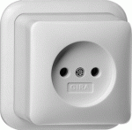 Gira Opbouw - Wandcontactdoos 047011 - 4010337470113 - 