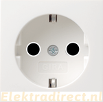 GIRA inzetplaat KINDVEILIG glanzend wit TBV WCD RA - - 