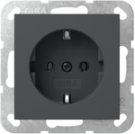 Gira wandcontactdoos antraciet - 446628 - 4010337095132 - GIRA