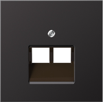 Jung LS Range - Centraalplaat IAE/UAE AL2969-2UAD Dark - 4011377140042 - Jung