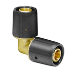 Ptec Messing bocht messing 90 graden 16 mm x 16mm - SPW1616 - Ptec