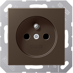 Jung A range wandcontactdoos inbouw Belgisch met penaarde - A1520FKIMO - 4011377076495 - Jung