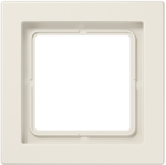 Jung LS range afdekraam 1V creme RAL1013 - LSD981W zwevend - 4011377039810 - 