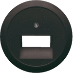 Hager Berker Serie 1930 zwart - centraalplaat 140901 - 140901 - EAN: 4011334237259 - 