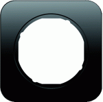 Hager Berker R1 zwart - Afdekraam 10112145 - 4011334392491 - Berker