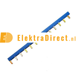 ETI kamrail 1fase 13 modulen blauw sil - 380050101 - O 8713284090729 - 