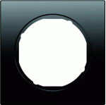 Hager Berker R3 zwart - Afdekraam 10112245 - 4011334393009 - 
