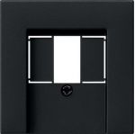 Gira centraalplaat zwart mat - 0276005 - 4010337036685 - GIRA