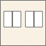 Niko centraalplaat - 100-69701 - 100-69701 - 