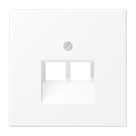 Jung LS Range - Centraalplaat IAE/UAE LS969-2UAWWM Sneeuwwit mat - 4011377186743 - 