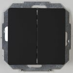 Kopp 650650083- wissel/wisselschakelaar inclusief wip Paris zwart mat - 4008224656894|85885 - KOPP