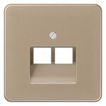 Jung CD Range - Centraalplaat IAE/UAE CD569-2UAGB Goud brons - 4011377685208 - Jung