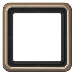 Jung CD500 - Afdekraam CD581GB Goud brons - 4011377051805 - Jung