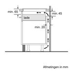 Bosch Inductiekookplaat - PUE611BB5D - nisbreedte(sparing) 560x490x51mm - Bosch Inductiekookplaat| PUE611BB1E | Serie 4 | 1 fase aansluiti - Bosch