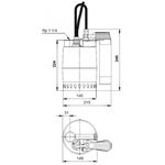Grundfos Unilift KP 350-AV1 Dompelpomp 013N1900 10m kabel Vuilwaterpomp met vlotter - klokpomp - max. opvoerhoogte 9 meter - 5700393536548 - grundfos