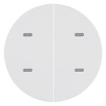 Berker Drukknop opzetmodule 2-voudig R polarwit - 80162869 - 3250617153614 - Hager Berker