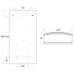 CLAGE DCX 13 NEXT doorstroomboiler 11-13,5kW/400V, 3200-36313 - temperatuurkeuze in 5 standen - 4010436363132|3200-36313 - CLAGE