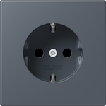 JUNG LC1520KI262 wandcontactdoos KINDveilig donkergrijs - LC4320U - 4011377225619 - Jung