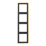 Jung LS990 - Afdekraam ME2983C Messing klassiek - 4011377099593 - 